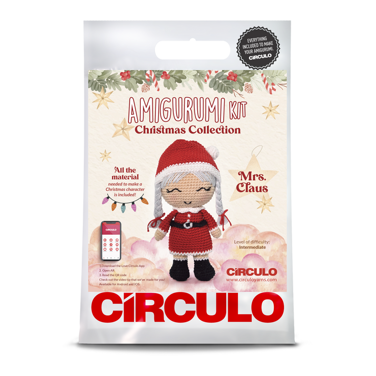 Mrs. Claus Amigurumi Kit 2023 Christmas Collection by Circulo