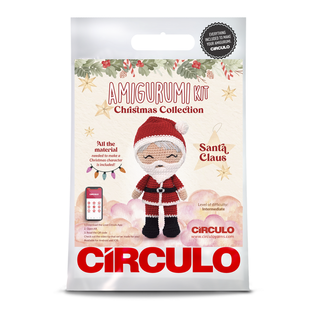 Santa Claus Amigurumi Kit 2023 Christmas Collection by Circulo