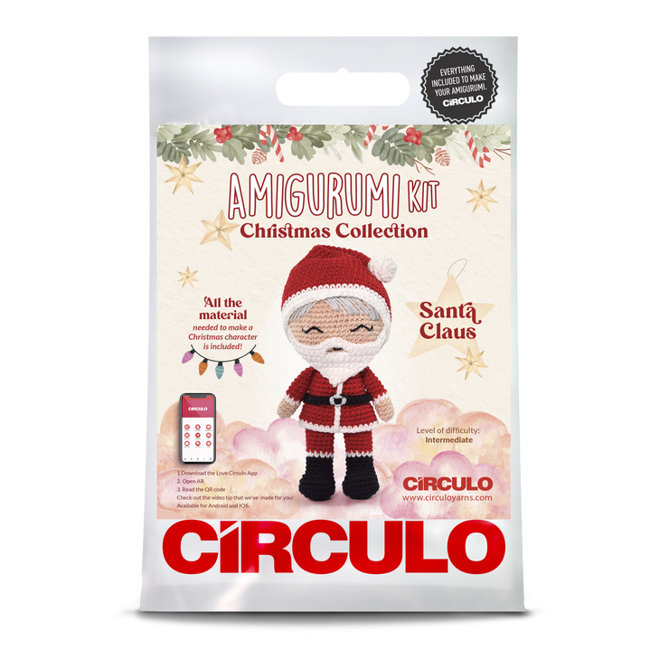 Santa Claus Amigurumi Kit 2023 Christmas Collection by Circulo