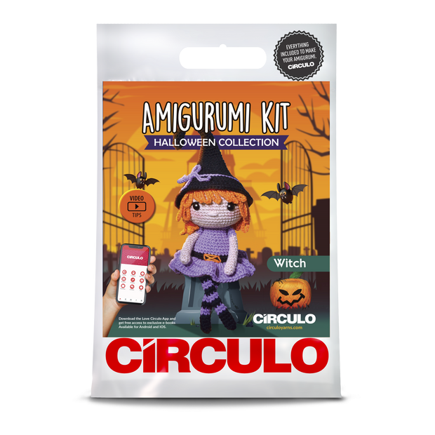 Witch Amigurumi Kit 2023 Halloween Collection by Circulo