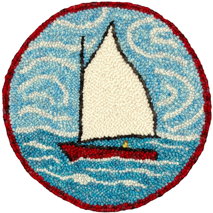 Oxford Punch Needle Kit - Sailboat Kit