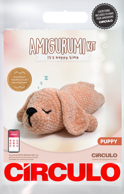 Amigurumi Kit It's Nappy Time Collection - Puppy by Circulo