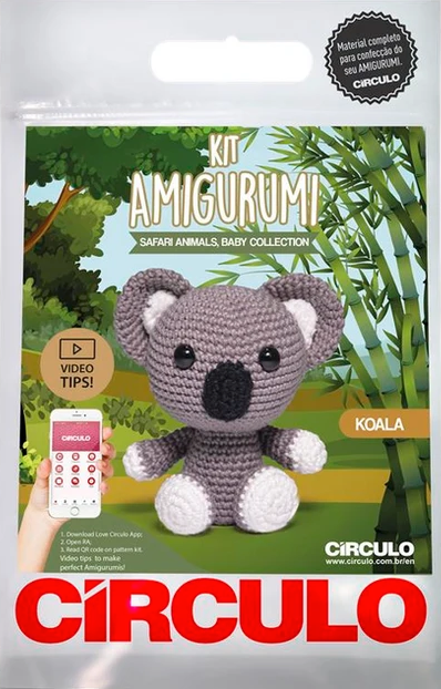 Amigurumi Kit Safari Baby Animal Collection - Koala by Circulo