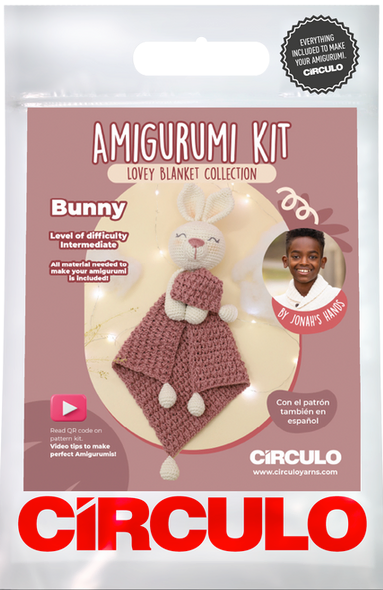 Amigurumi Kit Lovey Blanket Collection by Jonah Hand - Bunny by Circulo