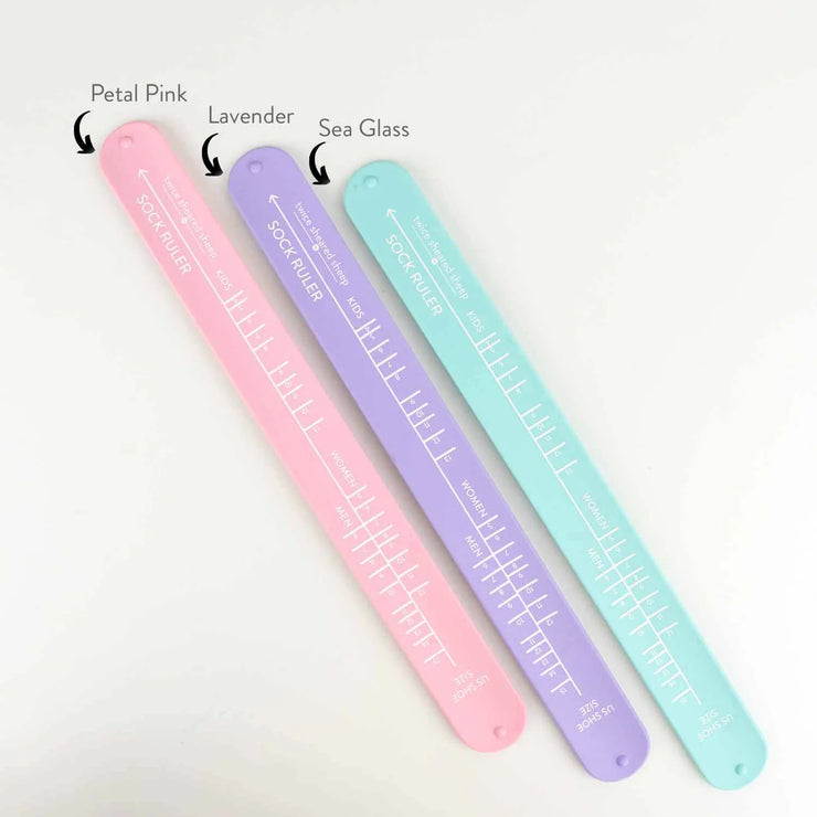 Sock Sizing Ruler - Sock Knitting Bracelet Ruler by Twice Sheared Sheep