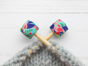 Blue Botanical Hexagon | Stitch Stoppers Point Protectors