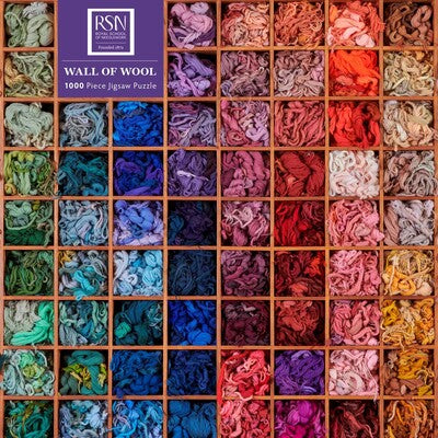 Wall of Wool 1000 Piece Jigsaw Puzzle from the Royal School of Needlework