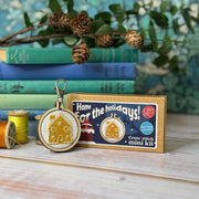 Gingerbread House Mini Matchbox Christmas Cross Stitch Kit