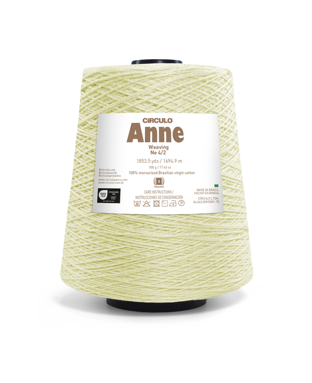 Anne 4/2 Mercerized Brazilian Virgin Cotton Weaving Yarn by Circulo