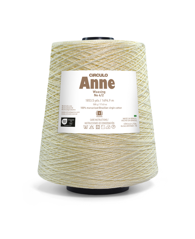Anne 4/2 Mercerized Brazilian Virgin Cotton Weaving Yarn by Circulo