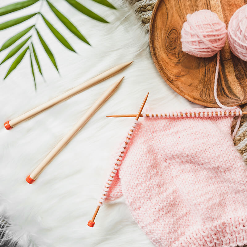 KnitPro - Basix Beech 10"Single Point Needles