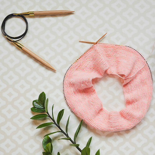 Basix Beech Fixed Circular Needles 16"