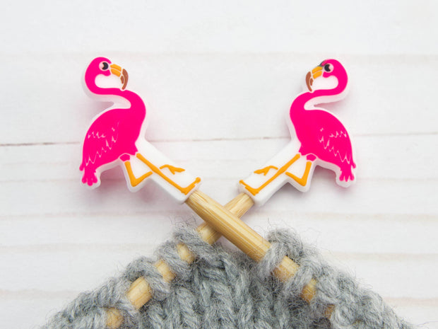 Fancy Flamingo | Stitch Stoppers Knitting Notions