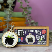 'Let's stir things up!' Mini Matchbox Cross Stitch Kit