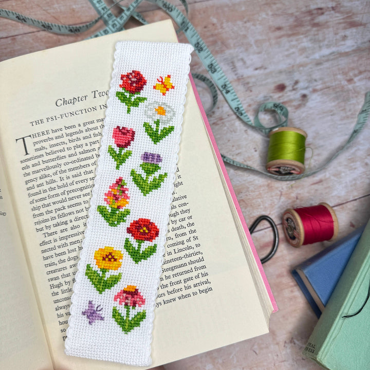 Cottage Garden Cross Stitch Bookmark Kit