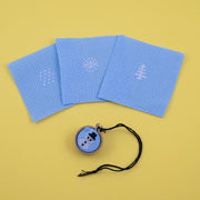 Christmas Bauble Let It Snow - Mini Cross Stitch in a Matchbox