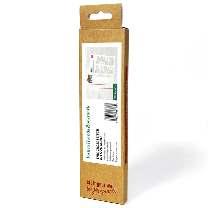 Festive Friends Cross Stitch Bookmark Kit