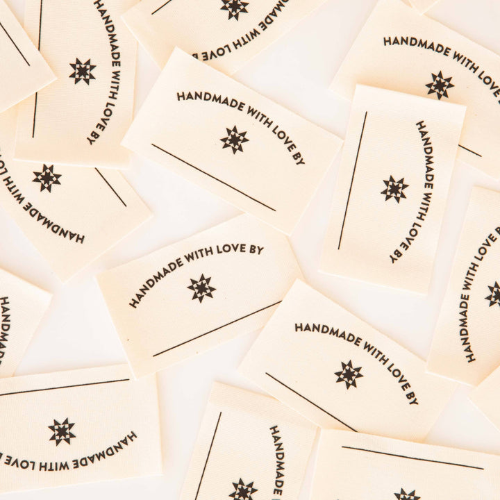 Handmade with Love Organic Cotton Write-In Quilt Labels