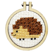'Sending a hedgehug' Mini Matchbox Cross Stitch Kit