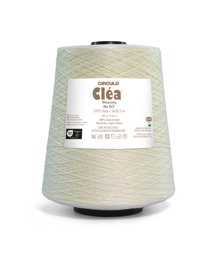 Clea 8/2 Mercerized Brazilian Virgin Cotton Weaving Yarn by Circulo