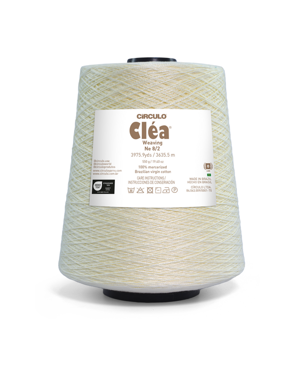 Clea 8/2 Mercerized Brazilian Virgin Cotton Weaving Yarn by Circulo