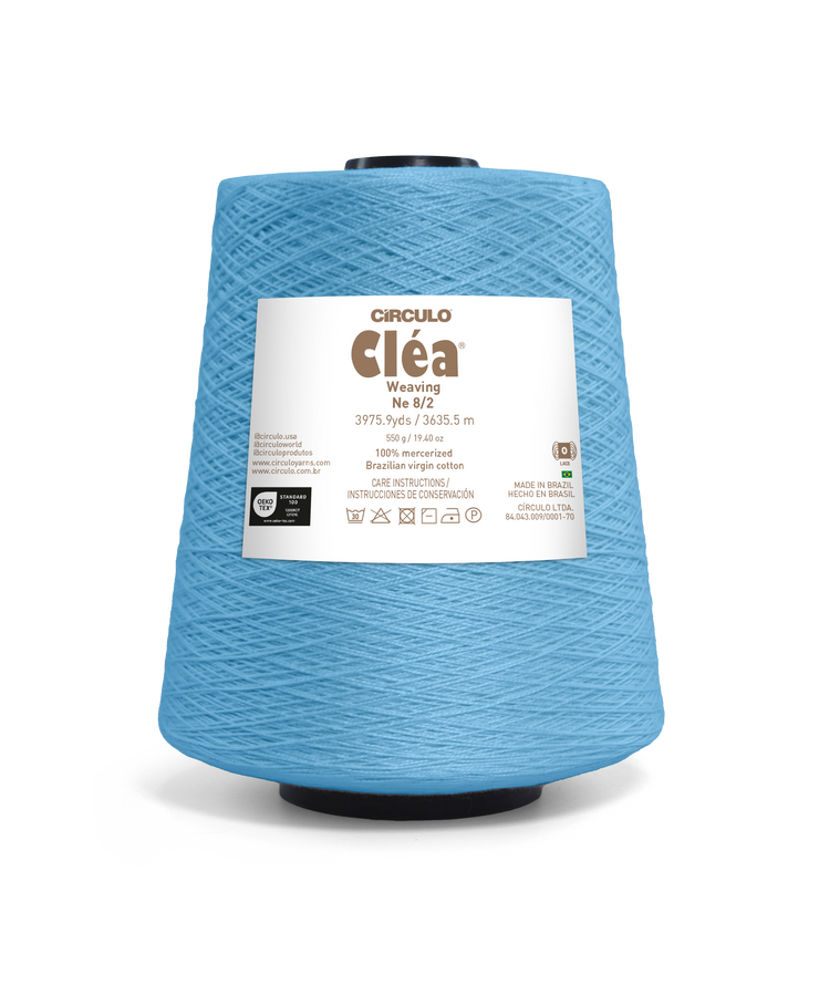Clea 8/2 Mercerized Brazilian Virgin Cotton Weaving Yarn by Circulo