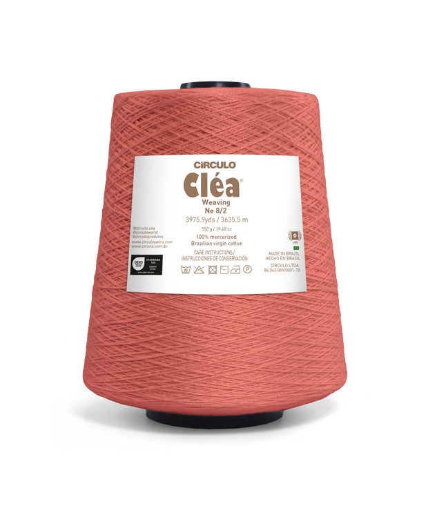 Clea 8/2 Mercerized Brazilian Virgin Cotton Weaving Yarn by Circulo