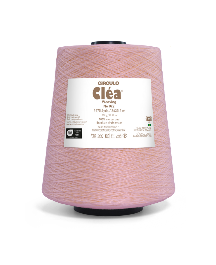 Clea 8/2 Mercerized Brazilian Virgin Cotton Weaving Yarn by Circulo
