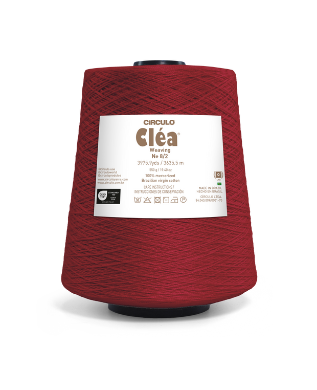Clea 8/2 Mercerized Brazilian Virgin Cotton Weaving Yarn by Circulo