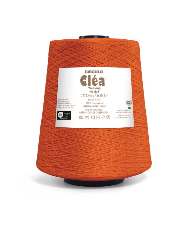 Clea 8/2 Mercerized Brazilian Virgin Cotton Weaving Yarn by Circulo