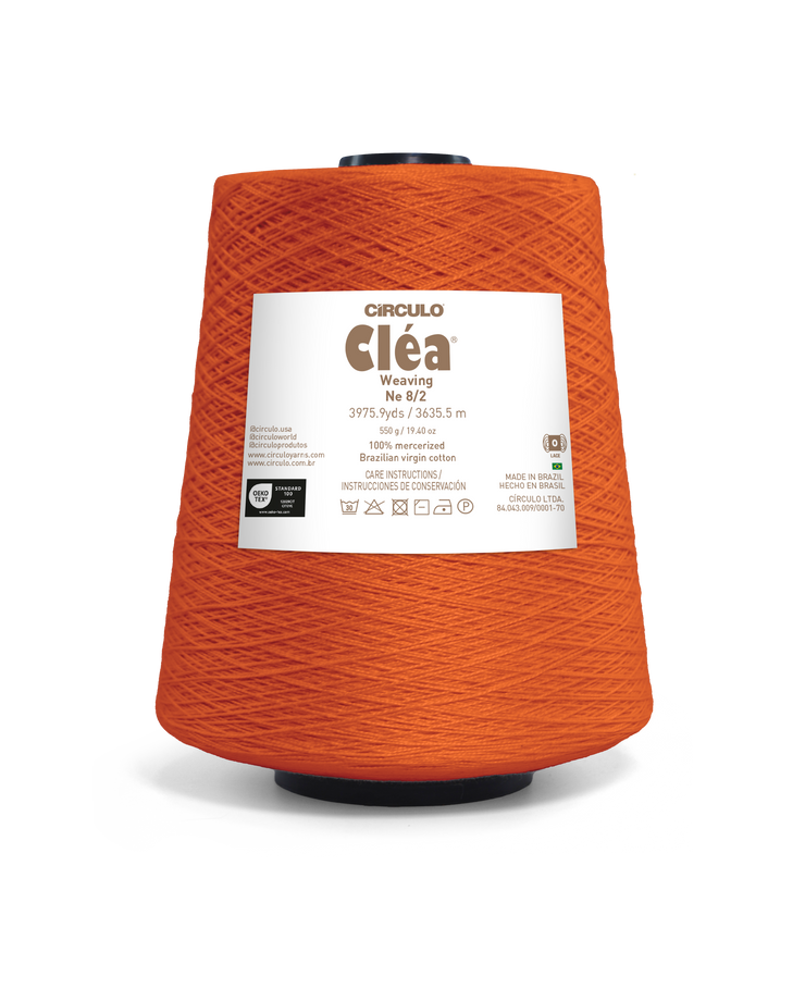 Clea 8/2 Mercerized Brazilian Virgin Cotton Weaving Yarn by Circulo