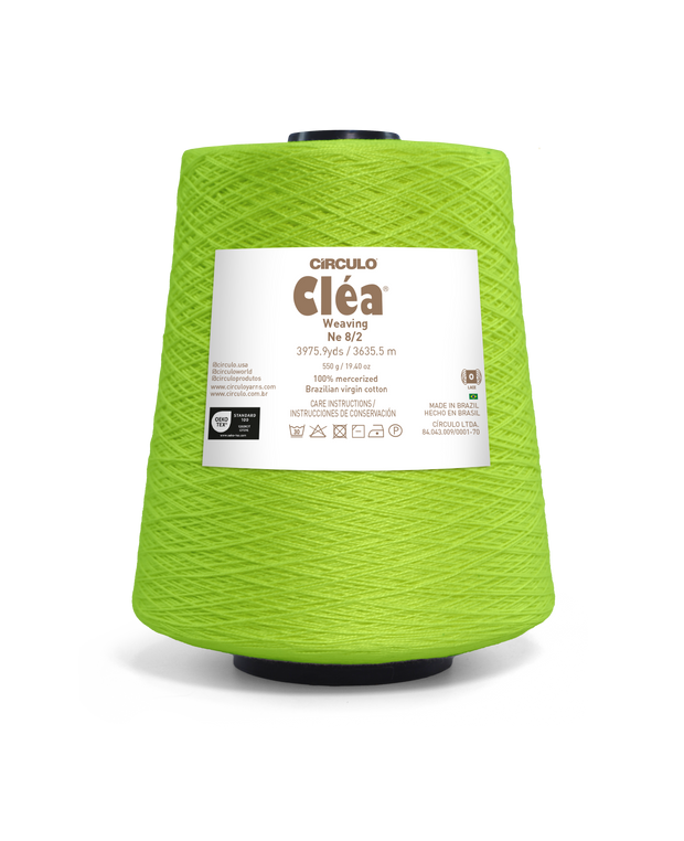 Clea 8/2 Mercerized Brazilian Virgin Cotton Weaving Yarn by Circulo