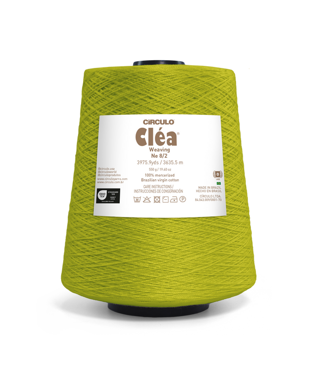 Clea 8/2 Mercerized Brazilian Virgin Cotton Weaving Yarn by Circulo