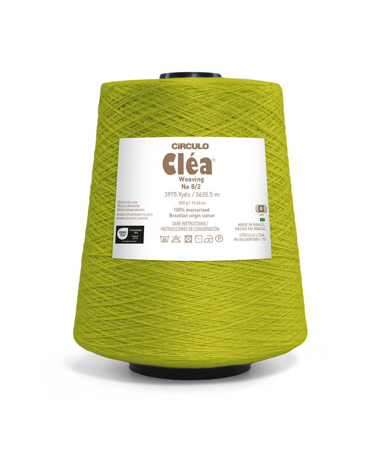 Clea 8/2 Mercerized Brazilian Virgin Cotton Weaving Yarn by Circulo