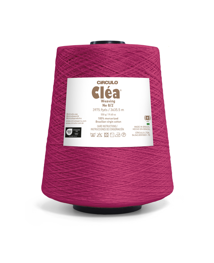 Clea 8/2 Mercerized Brazilian Virgin Cotton Weaving Yarn by Circulo