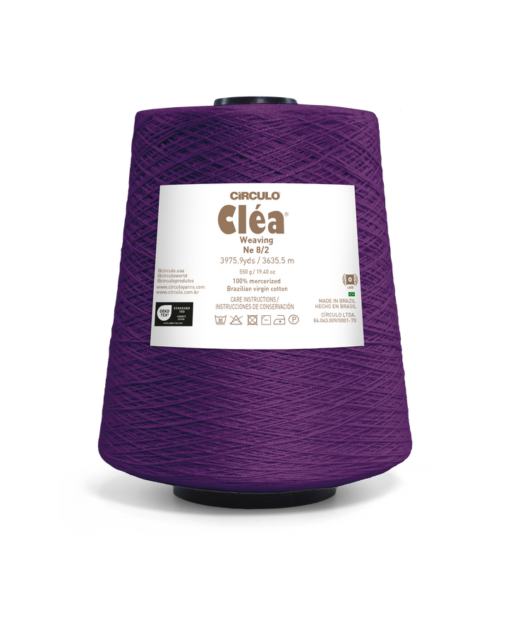 Clea 8/2 Mercerized Brazilian Virgin Cotton Weaving Yarn by Circulo