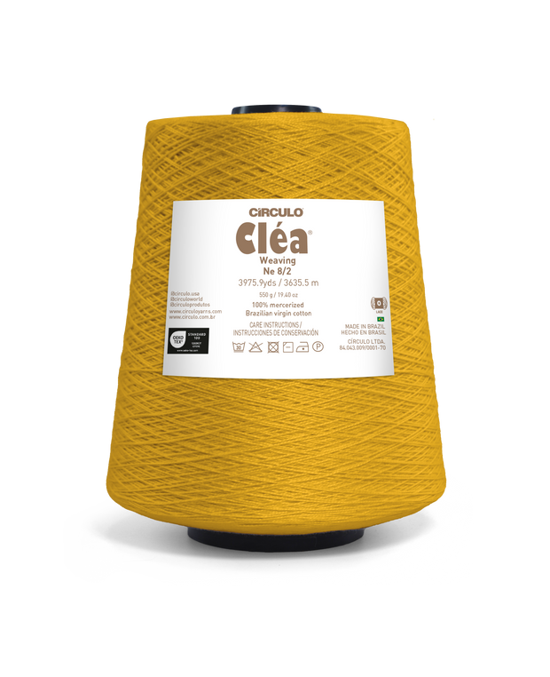 Clea 8/2 Mercerized Brazilian Virgin Cotton Weaving Yarn by Circulo
