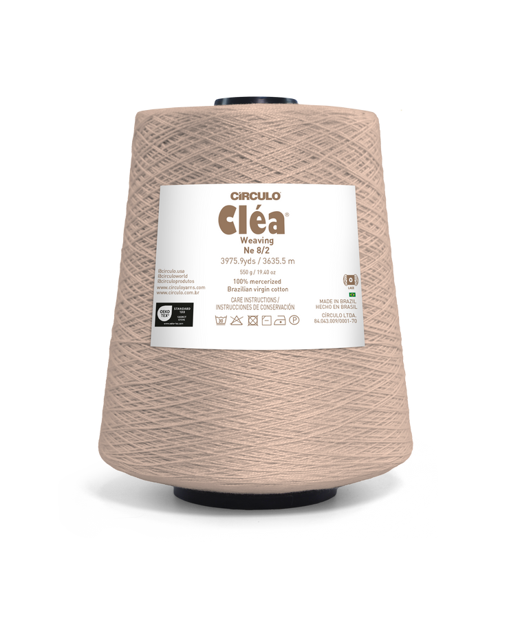 Clea 8/2 Mercerized Brazilian Virgin Cotton Weaving Yarn by Circulo