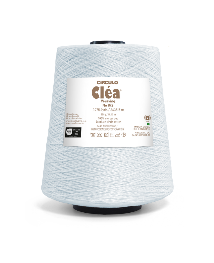 Clea 8/2 Mercerized Brazilian Virgin Cotton Weaving Yarn by Circulo