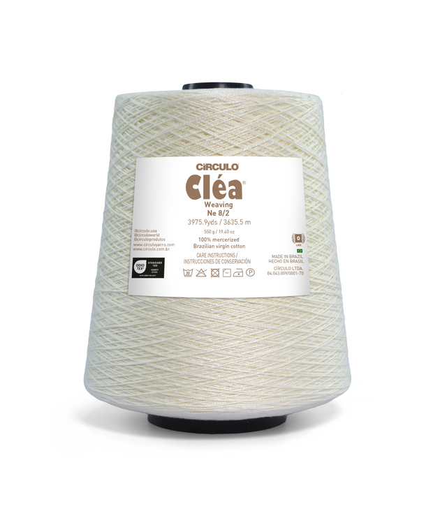 Clea 8/2 Mercerized Brazilian Virgin Cotton Weaving Yarn by Circulo