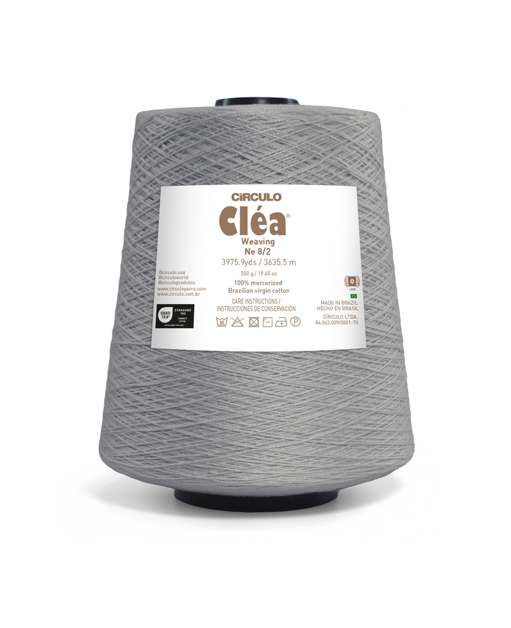 Clea 8/2 Mercerized Brazilian Virgin Cotton Weaving Yarn by Circulo