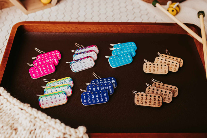 (Knitting) Needle Minder Set, Size Reminder Stitch Markers