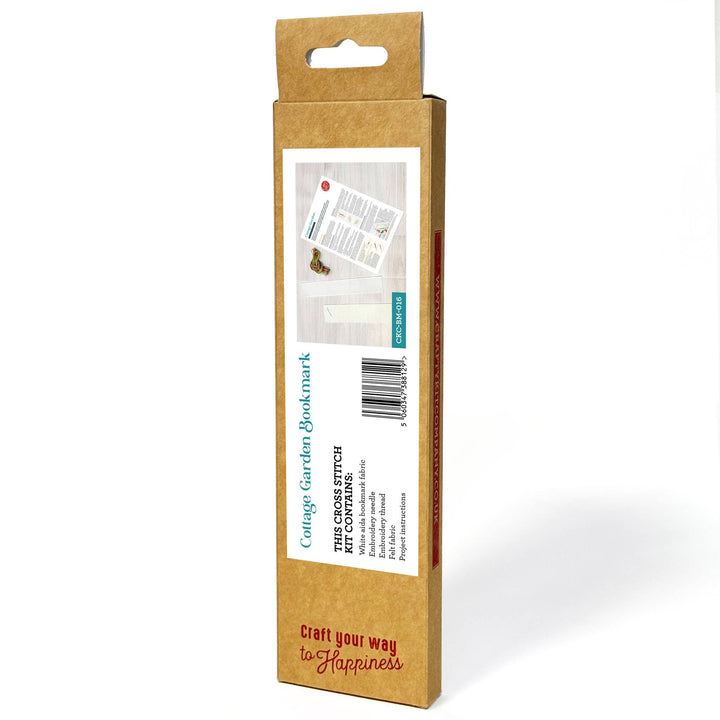 Cottage Garden Cross Stitch Bookmark Kit