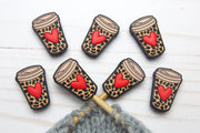 Leopard Latte | Stitch Stoppers Knitting Notions