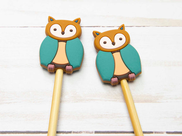 Green Owl | Stitch Stoppers Knitting Notions
