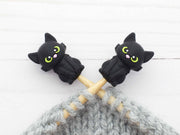 Little Black Cat | Stitch Stoppers Knitting Notions