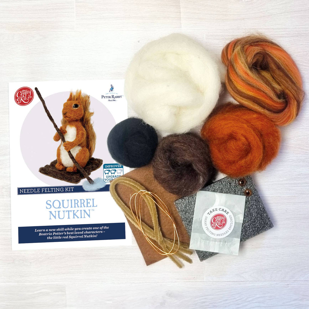 Beatrix Potter - Squirrel Nutkin Needle Felting Kit