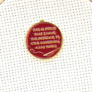 Proof I've Patience To Stab Something 4000x Needle Minder - Blue