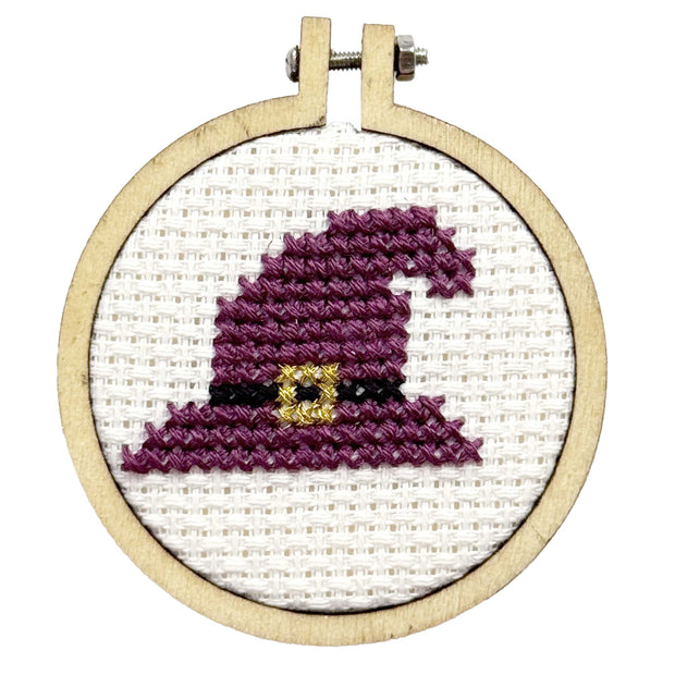 'Witching you a Happy Halloween' Matchbox Cross Stitch Kit
