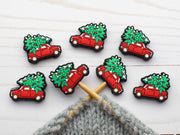 Christmas Tree Car |  Stitch Stoppers Knitting Notions